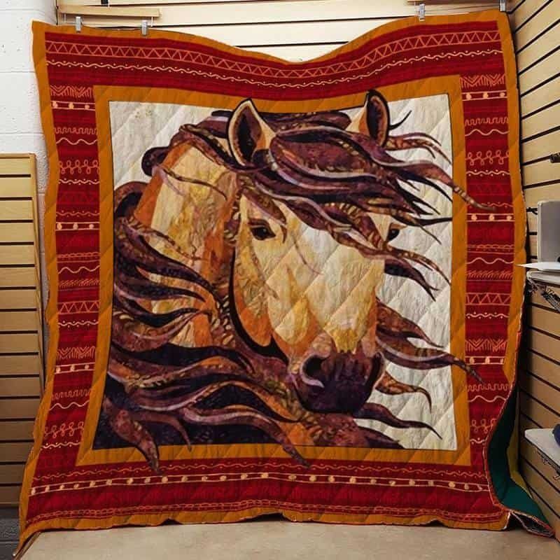 Horse CLA1610277Q Quilt Blanket