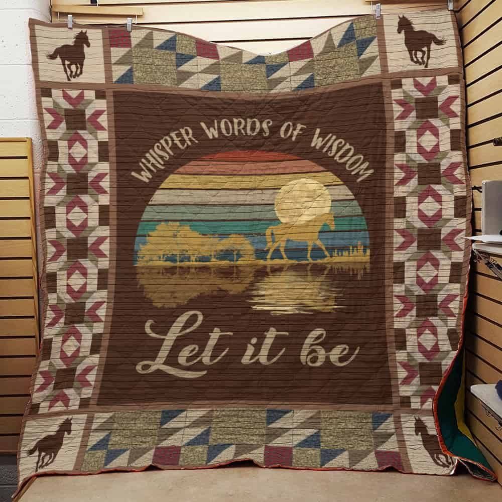Horse CLA1610380Q Quilt Blanket