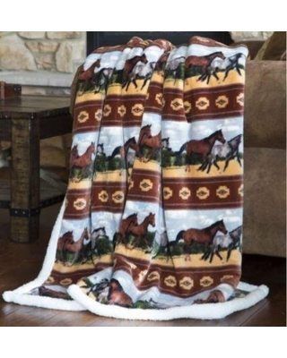 Horse Sherpa Fleece