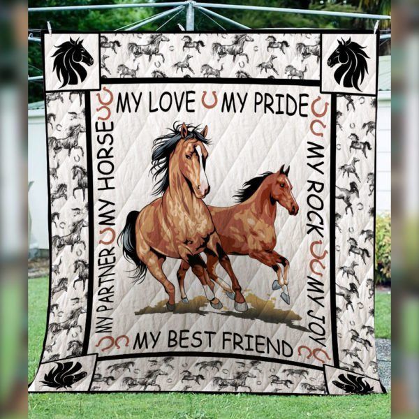 Horse CLP270643 Quilt Blanket