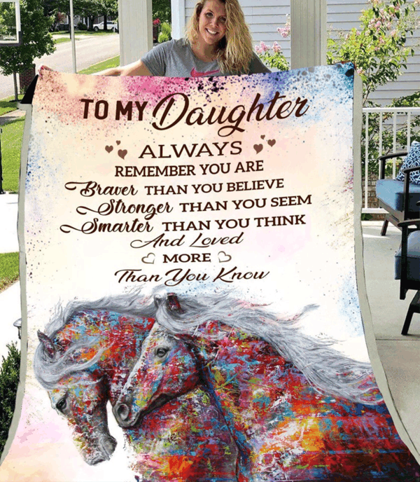 Horse Color Quilt Blanket DHC150120743TD