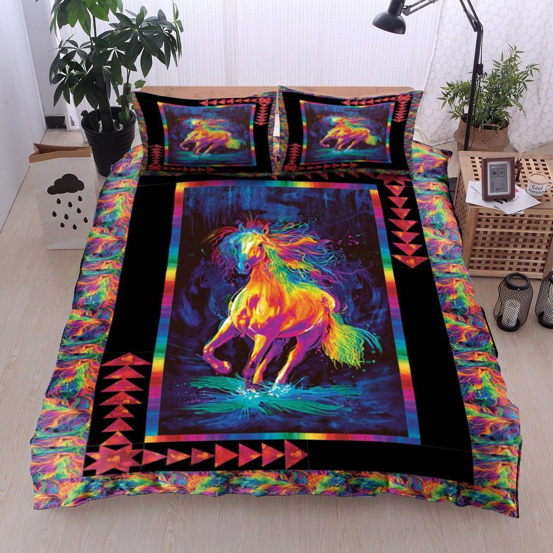 Horse Colorful Bedding Set