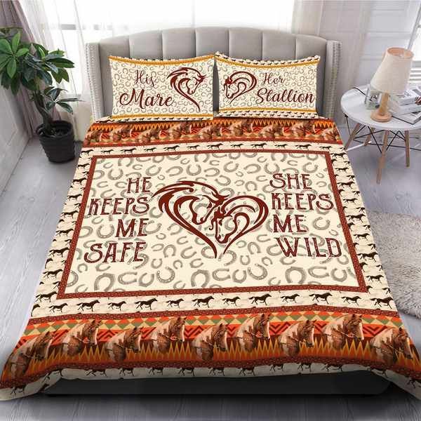 Horse Couple Bedding Set