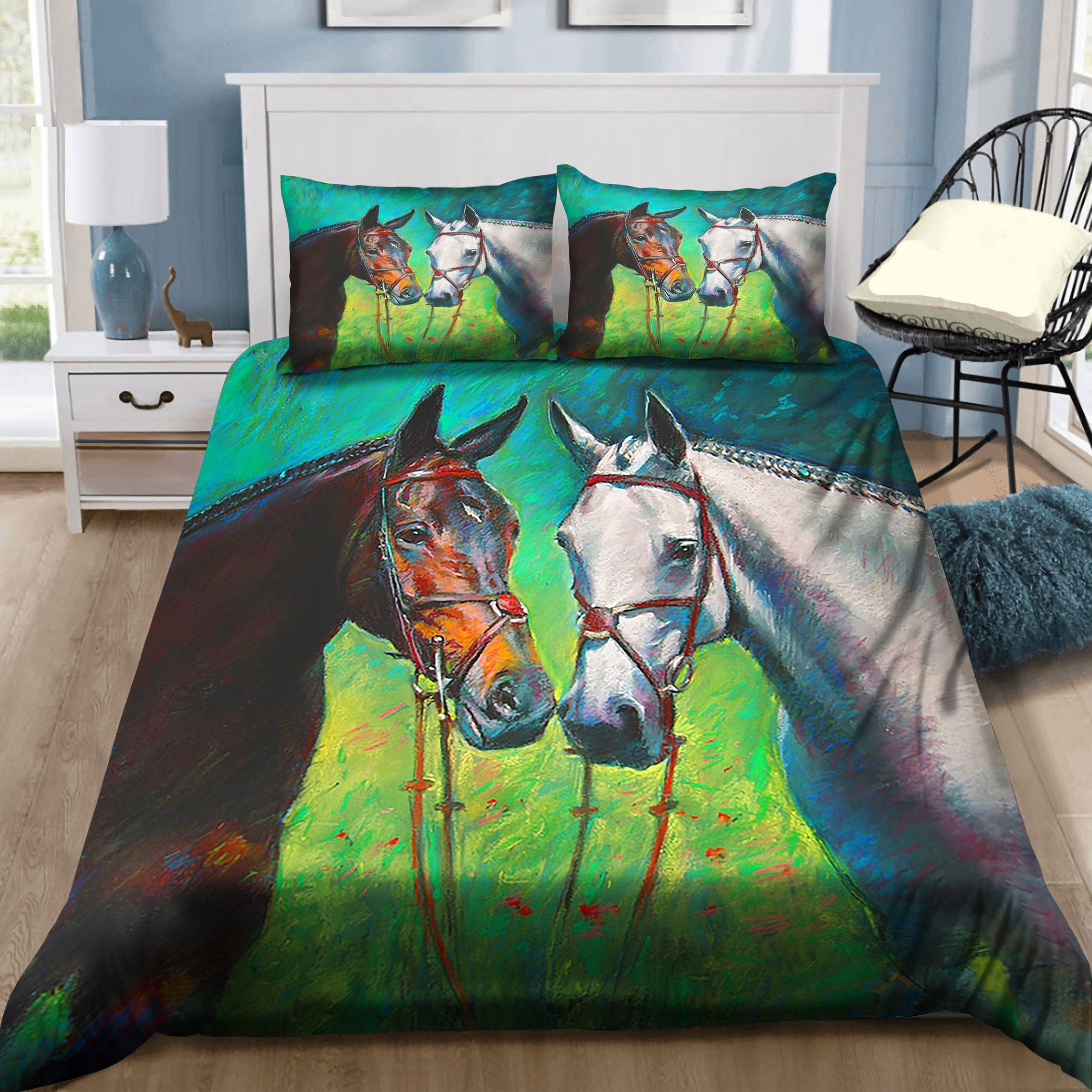 Horse Couple Bedding Set