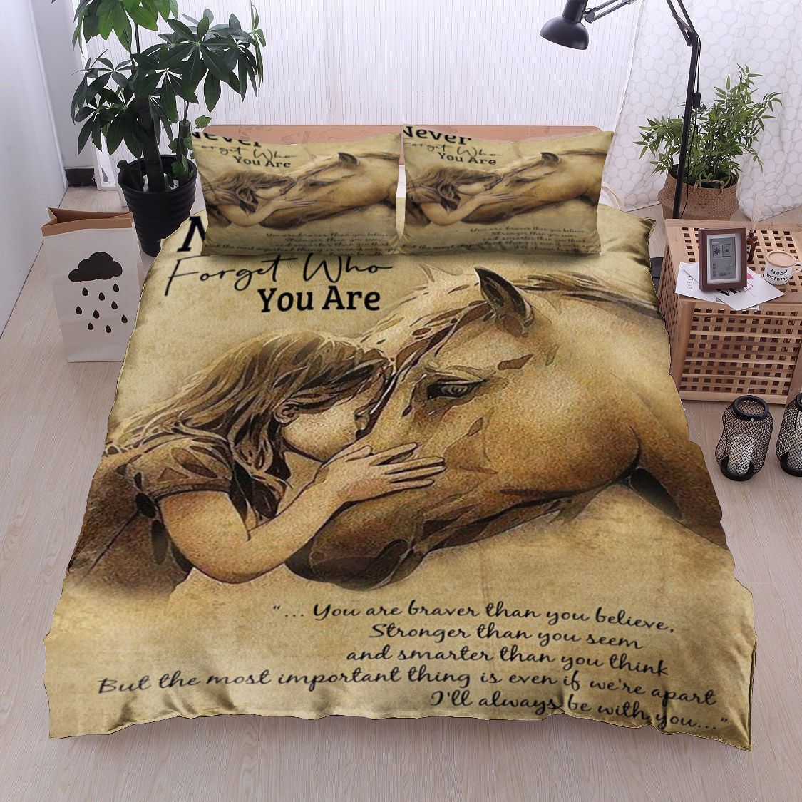 Horse Cowgirl Bedding Set
