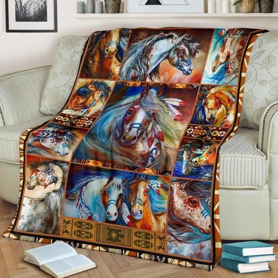 Horse Fleece Blanket