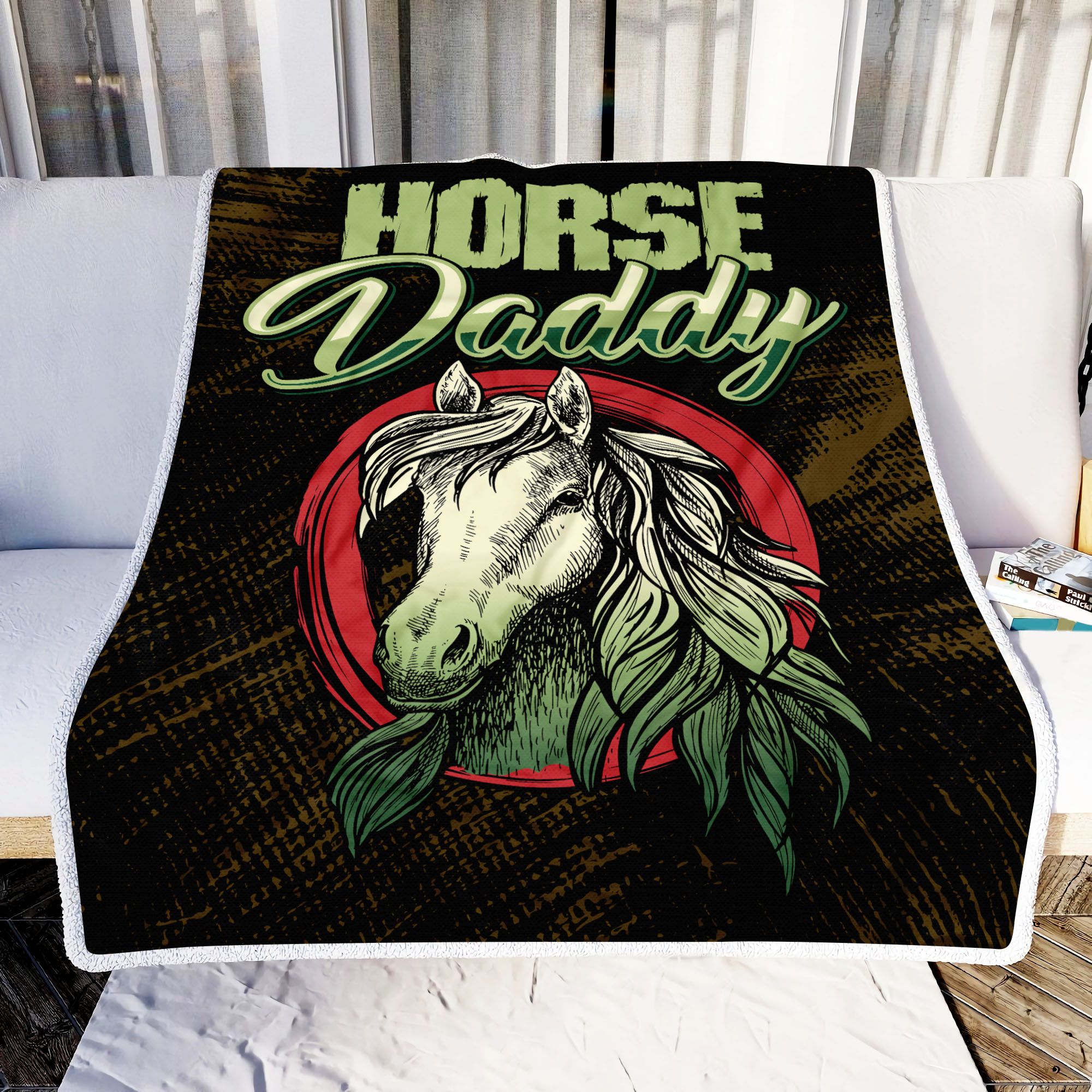 Horse Daddy Fleece Blanket
