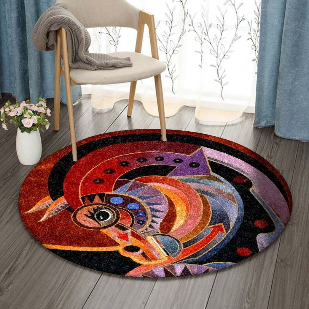 Horse Round Carpet