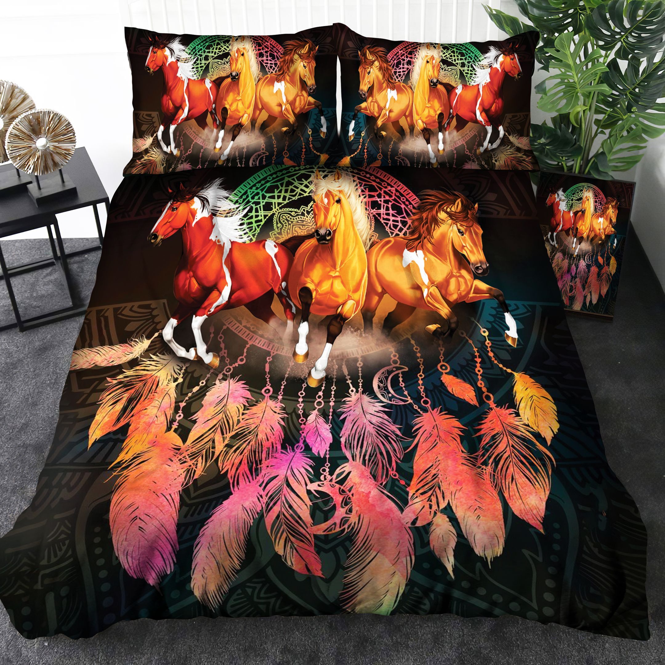 Horse Dream Catcher Bedding Set