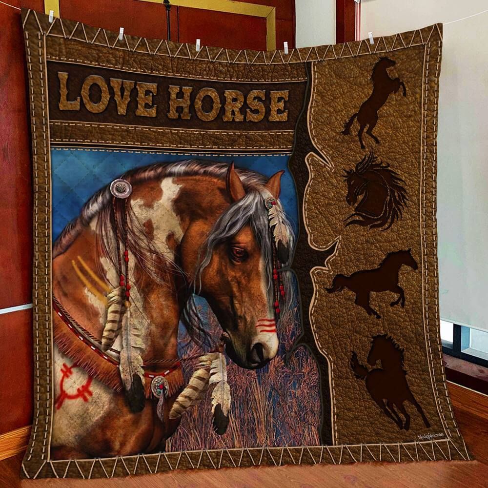 Horse DTC0412619 Quilt Blanket