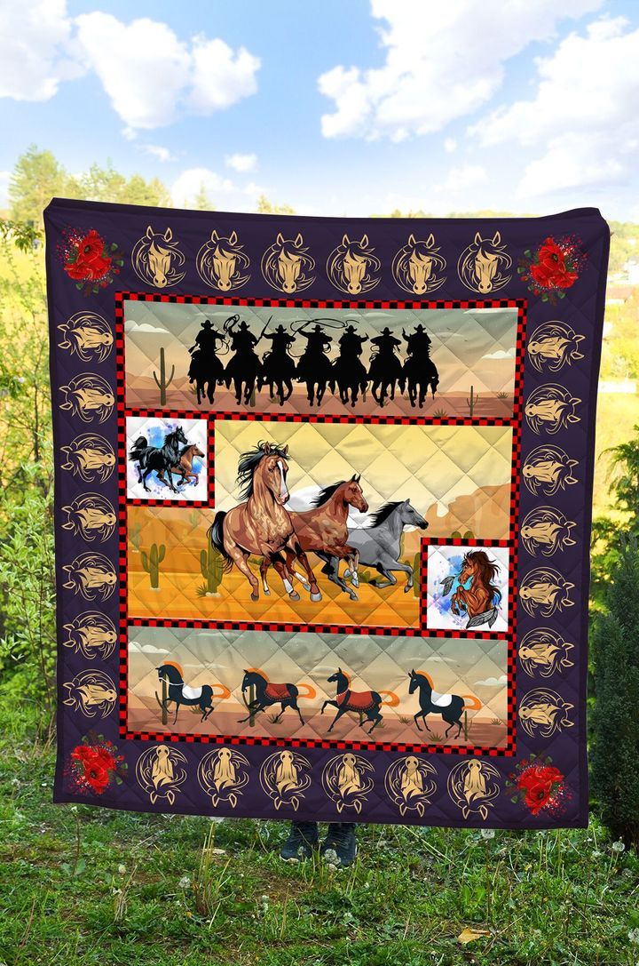 Horse DTC2311739 Quilt Blanket