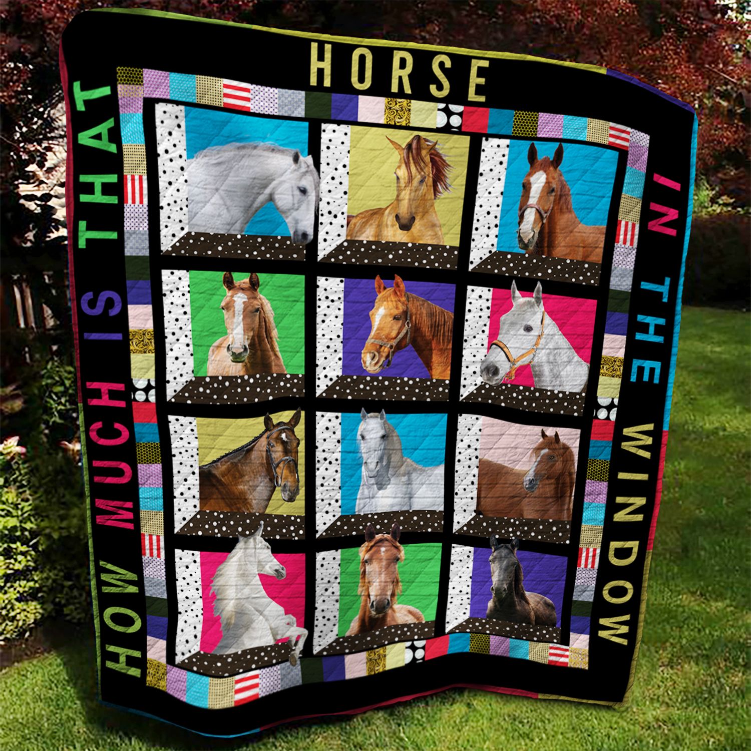 Horse DTH170912HD Quilt Blanket