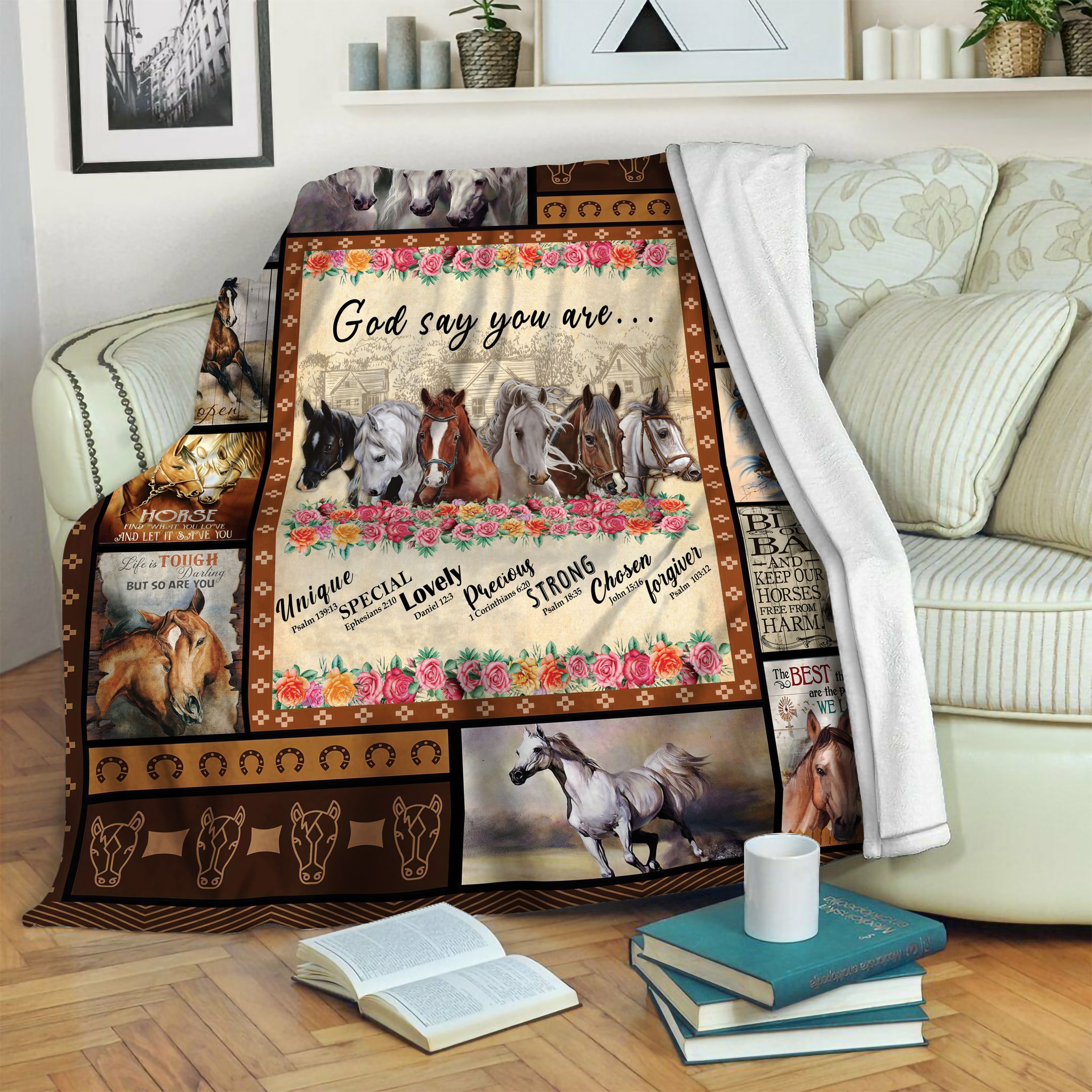 Horse Fleece Blanket