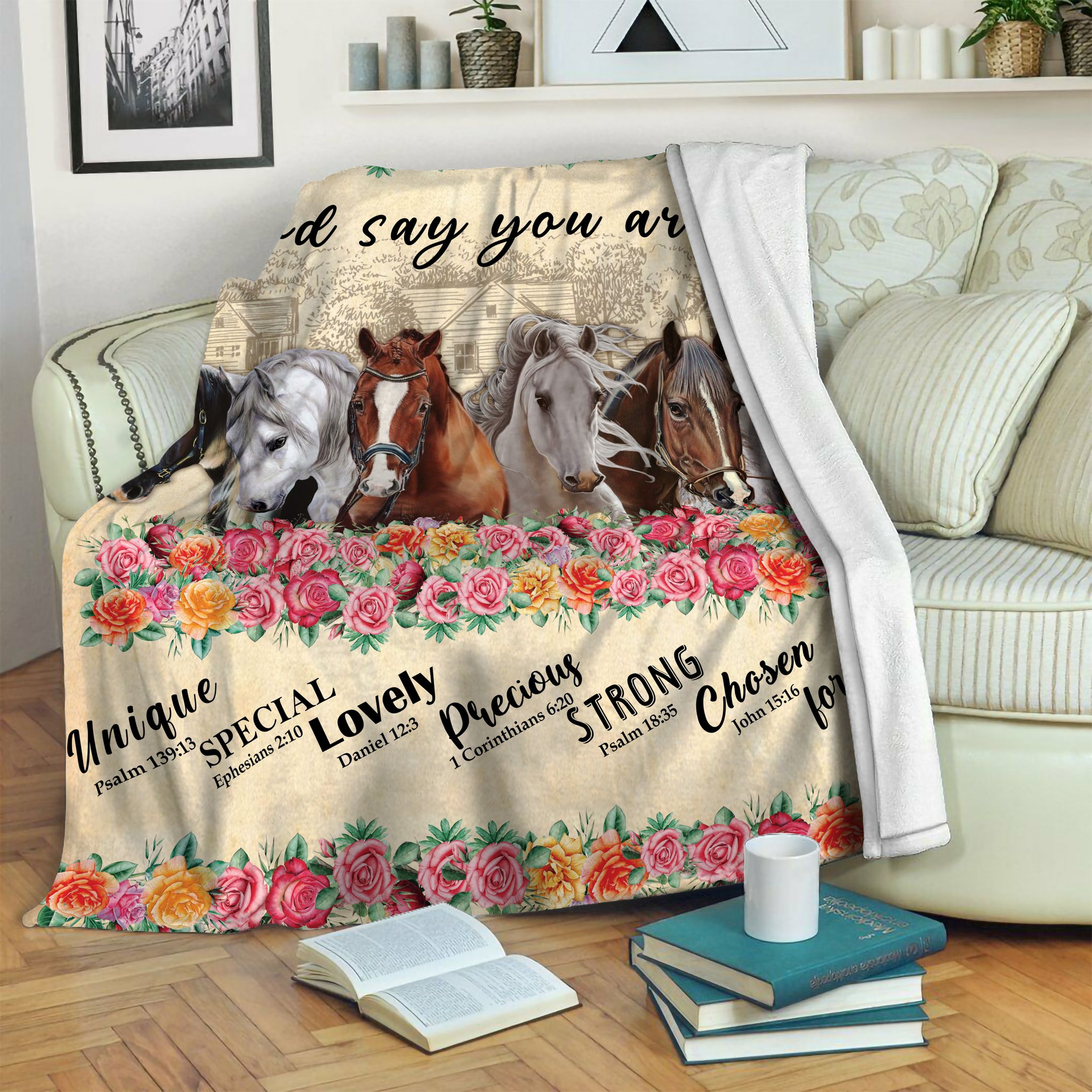 Horse Fleece Blanket