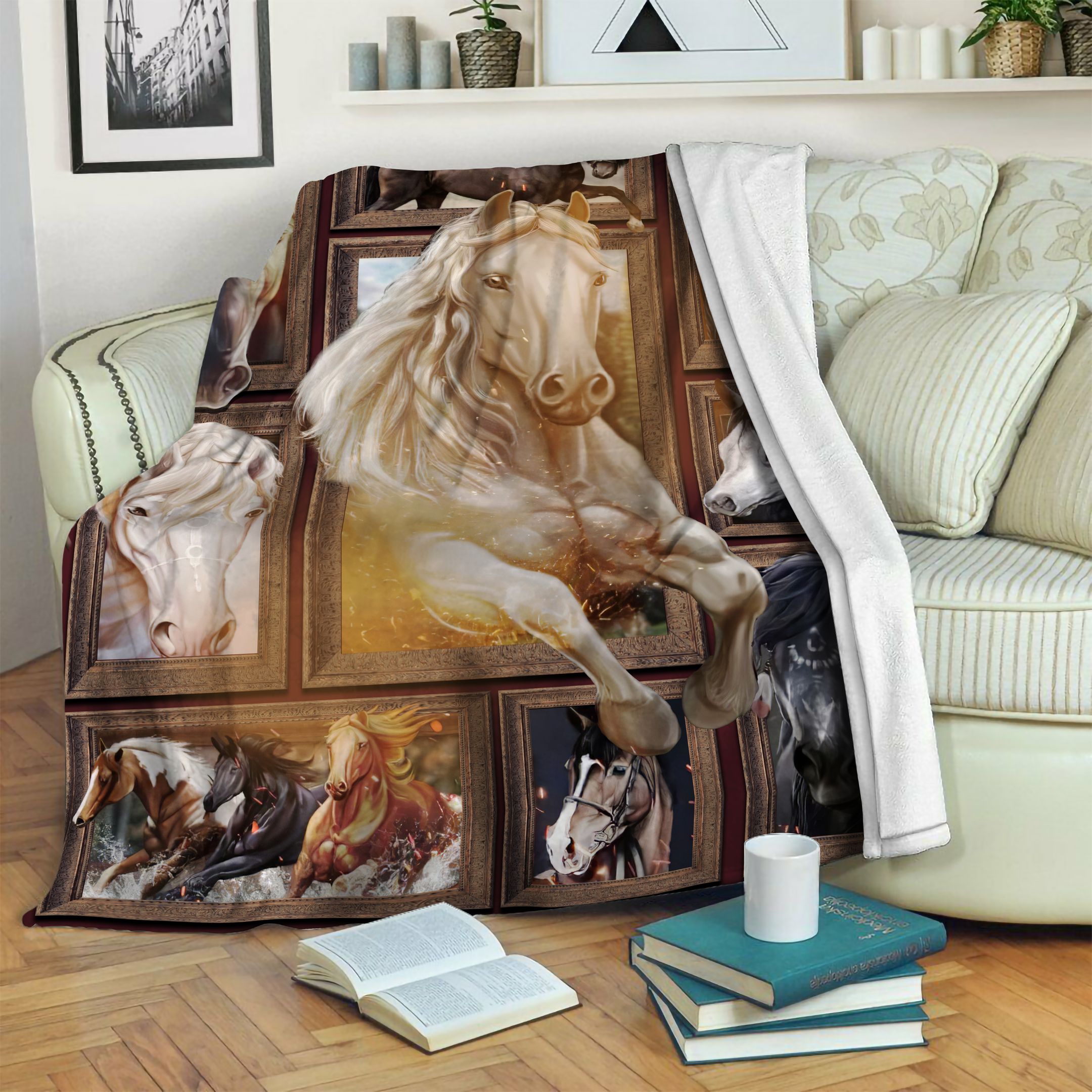 Horse Fleece Blanket