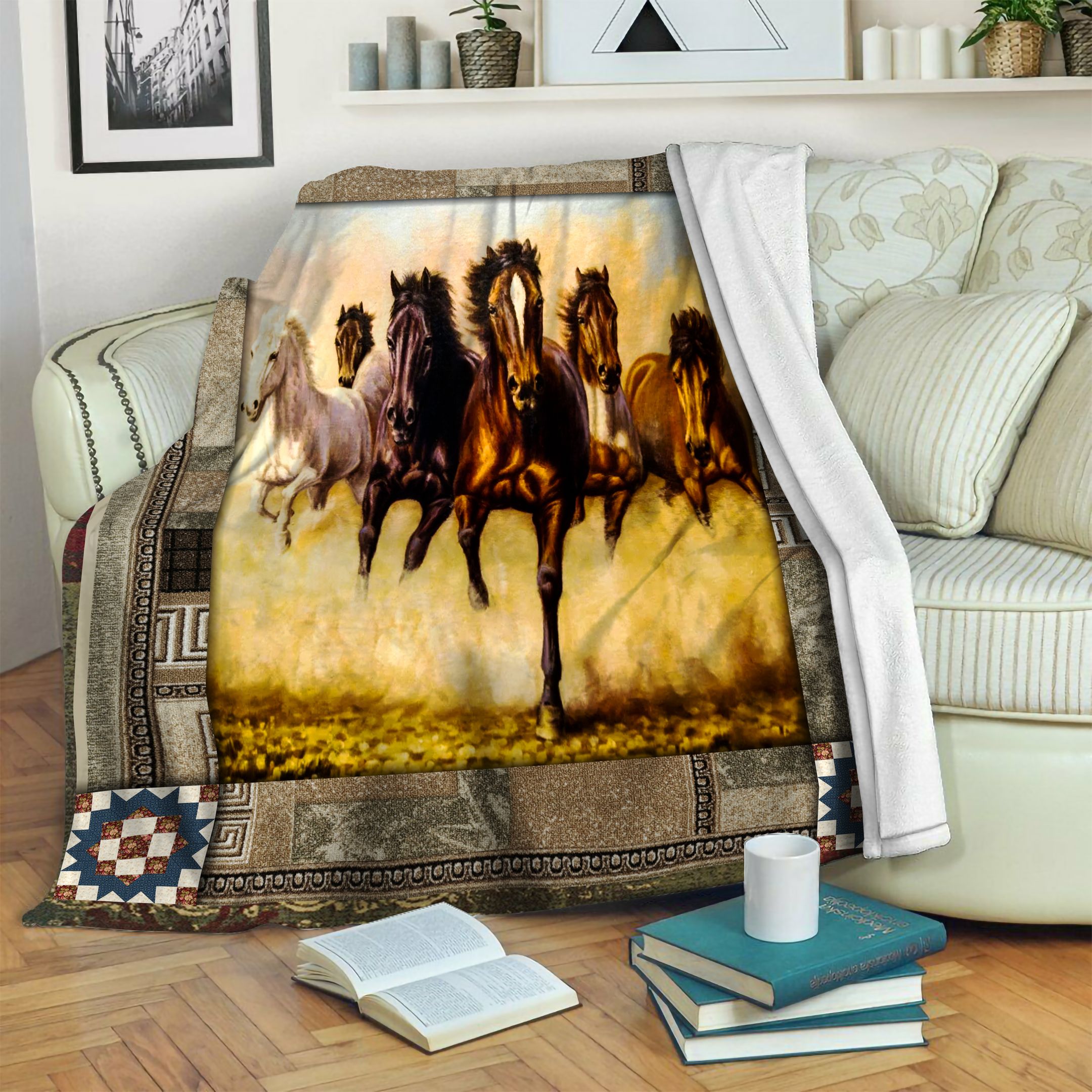 Horse Fleece Blanket