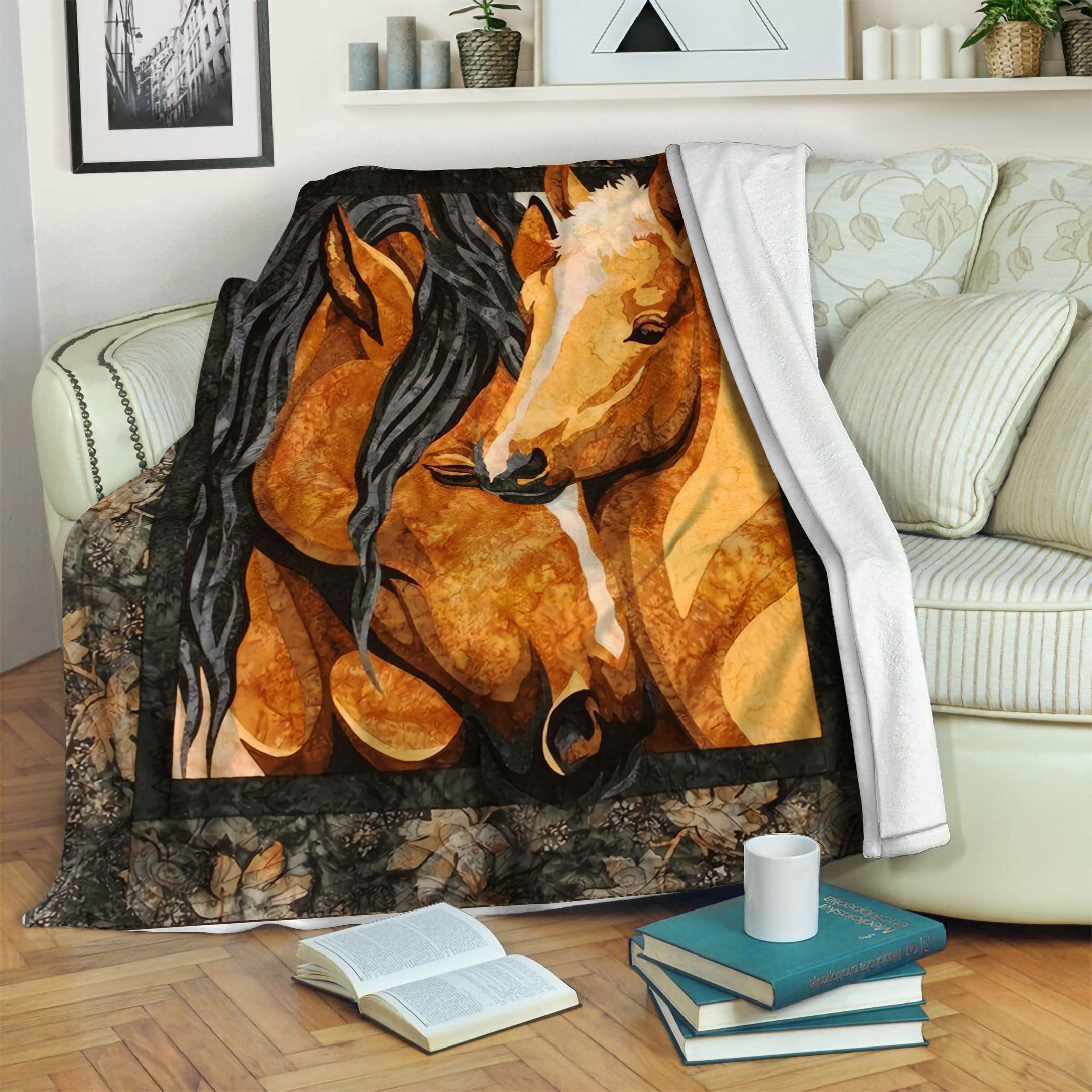 Horse Fleece Blanket
