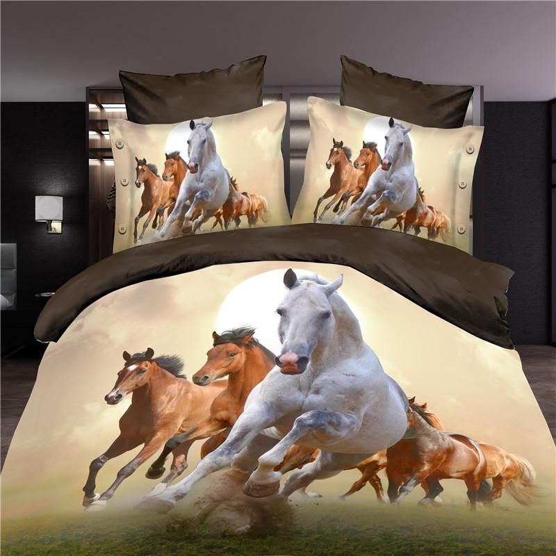 Horse Family Bedding Set