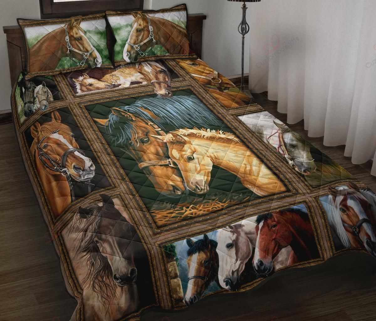 Horse Family Bedding Set