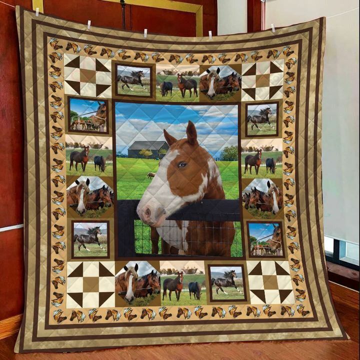 Horse Farm GS-CL-DD0808 Quilt Blanket