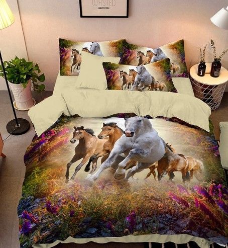 Horse Field Bedding Set