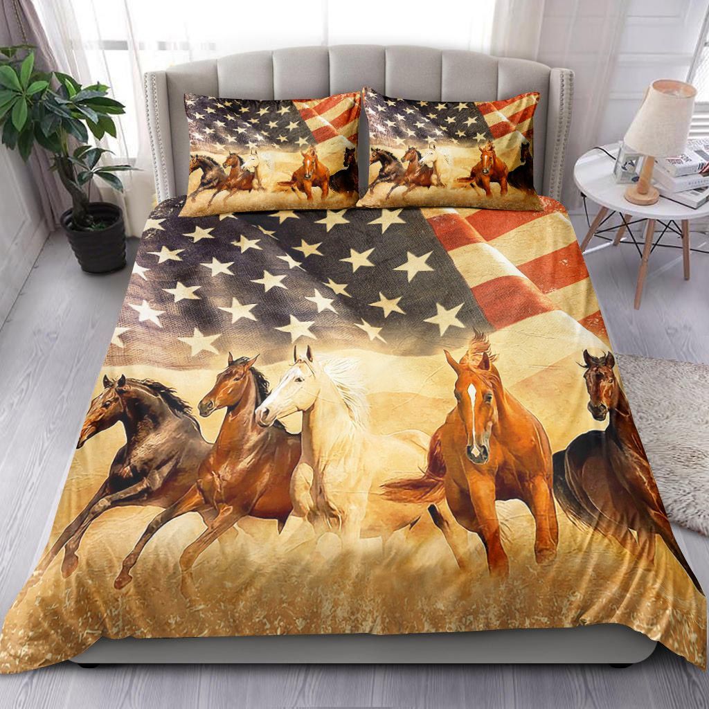 Horse Flag Bedding Set