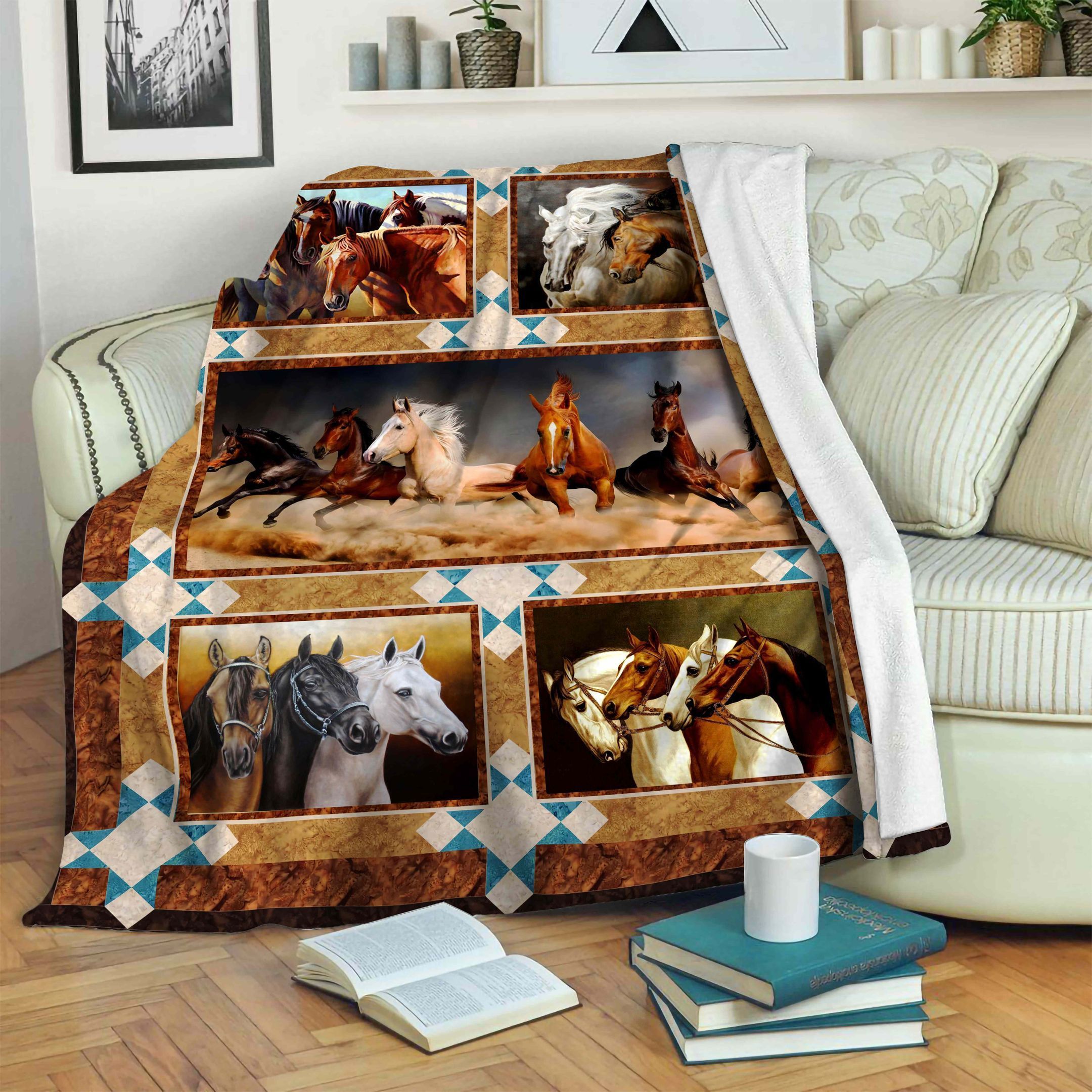 Horse Fleece Blanket