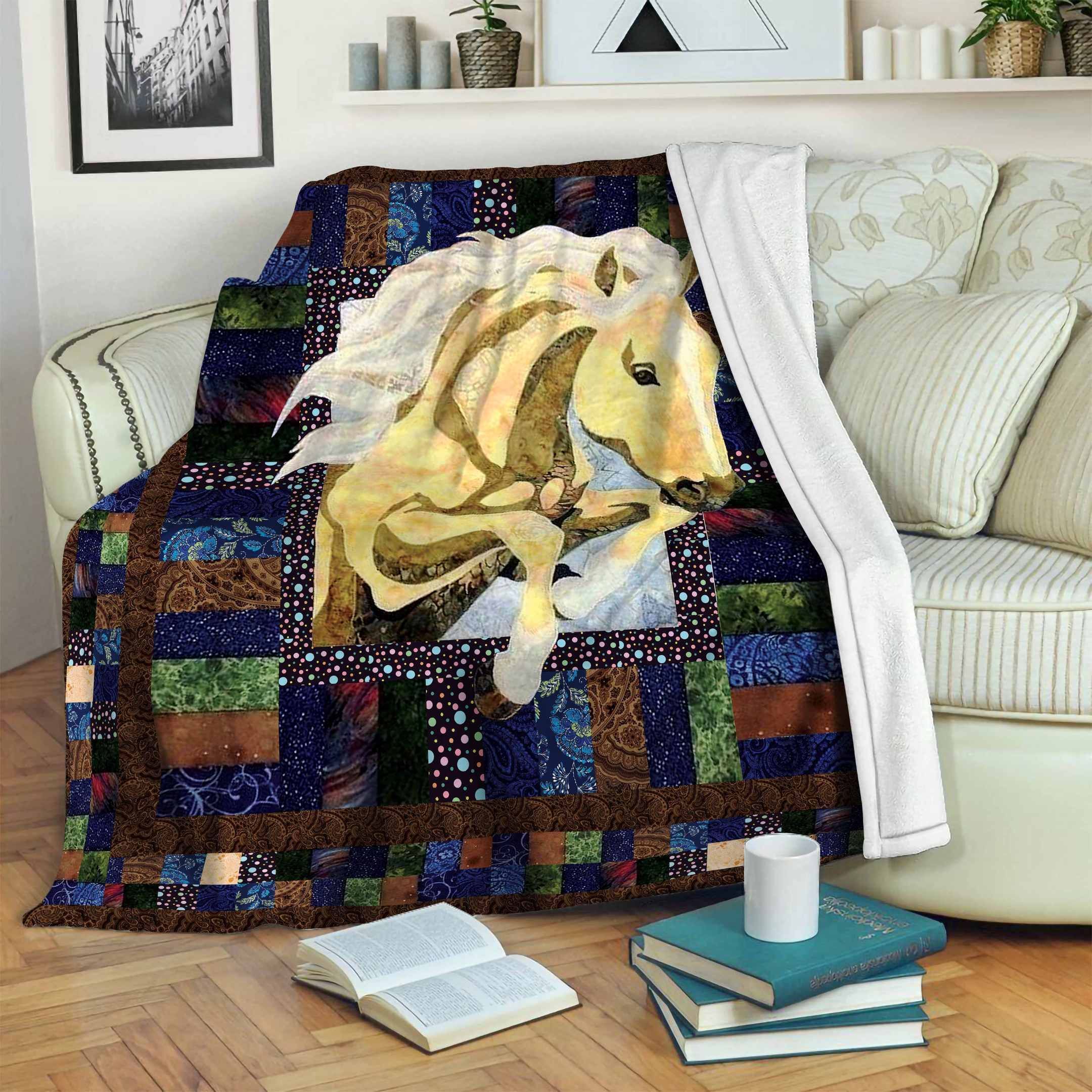 Horse Fleece Blanket