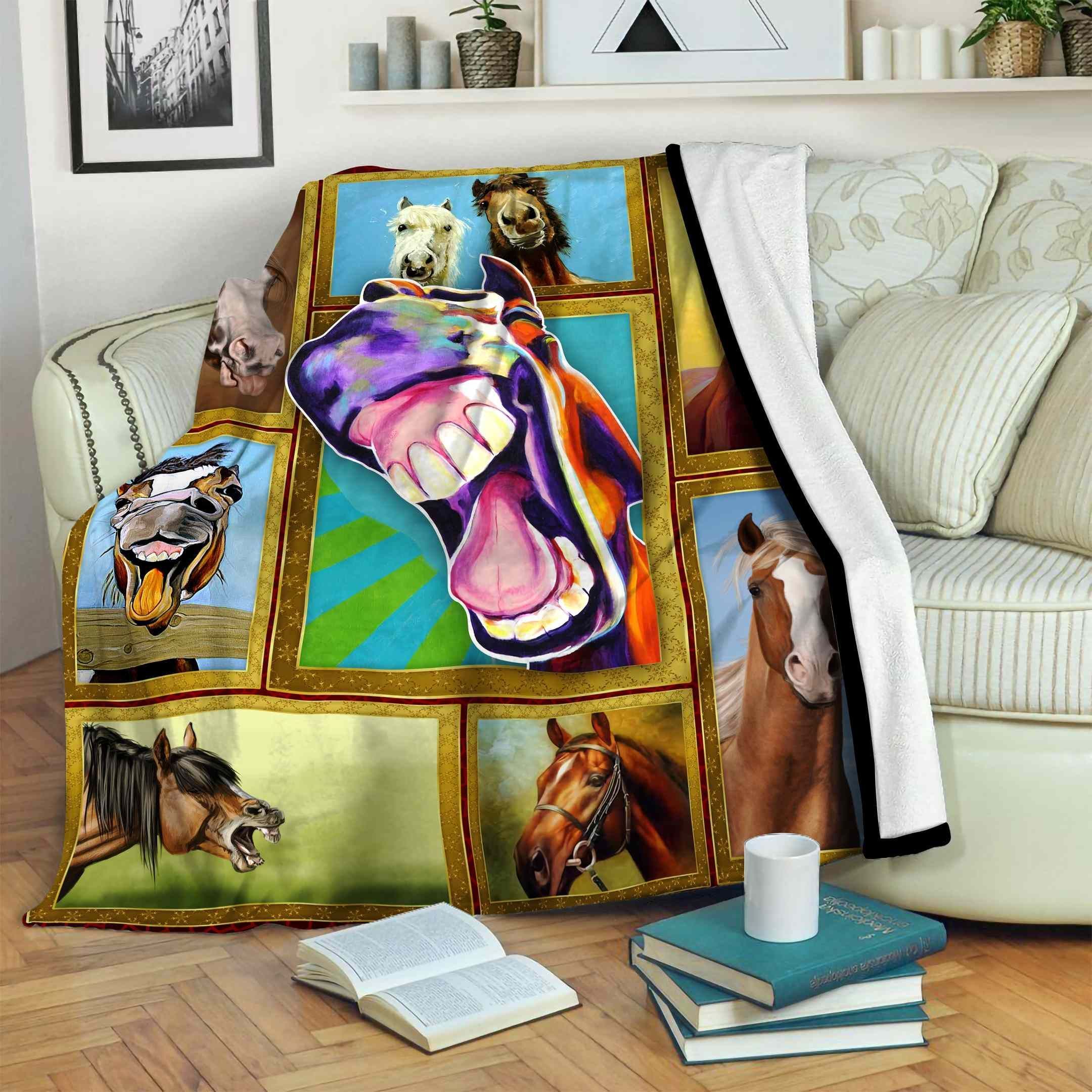 Horse Fleece Blanket