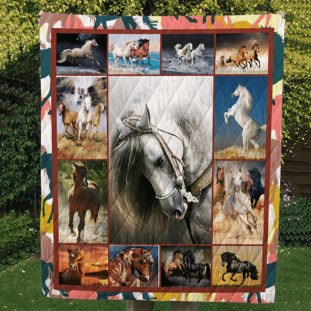Horse Foolish Me Quilt Blanket DHC020120351TD
