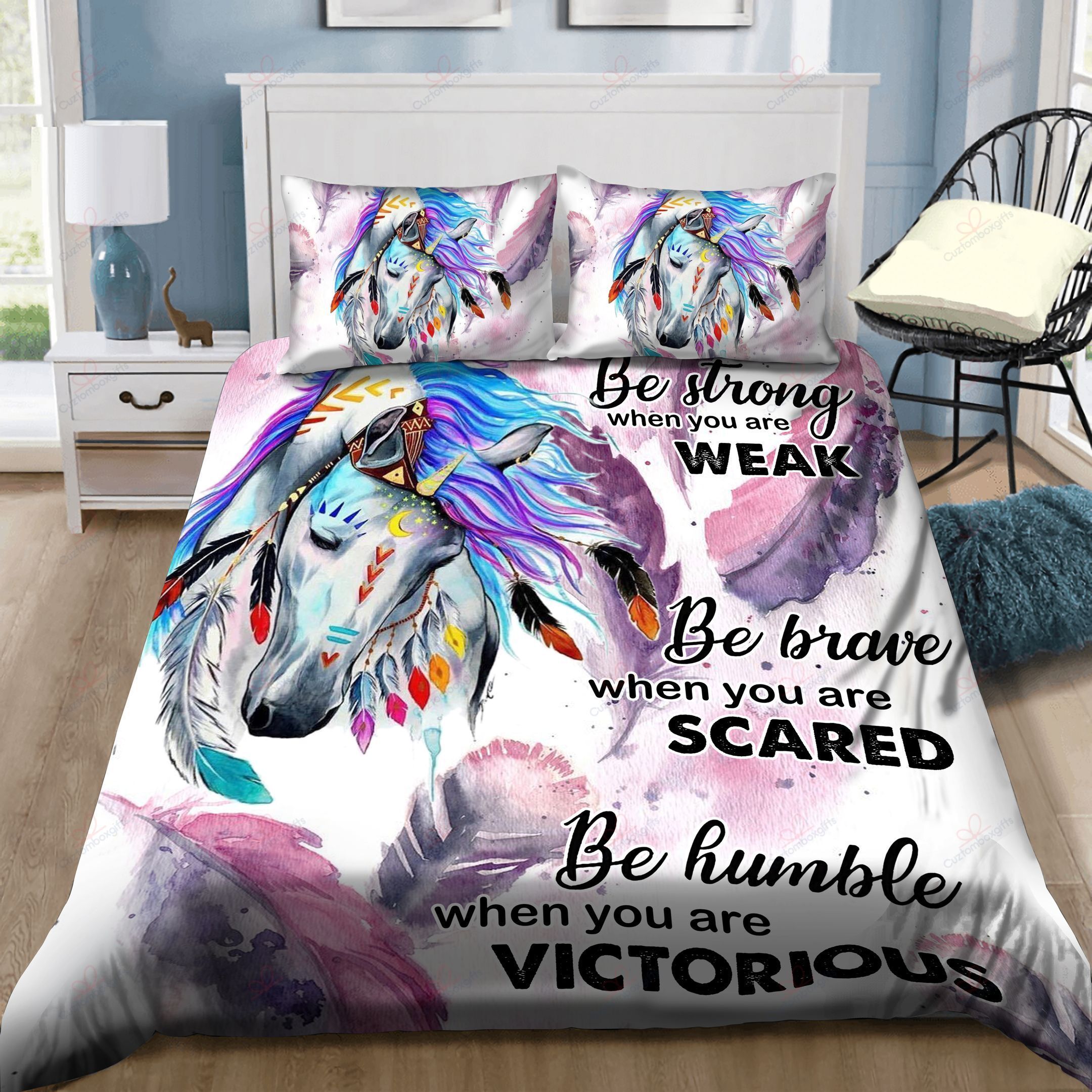 Horse Girl Bedding Set