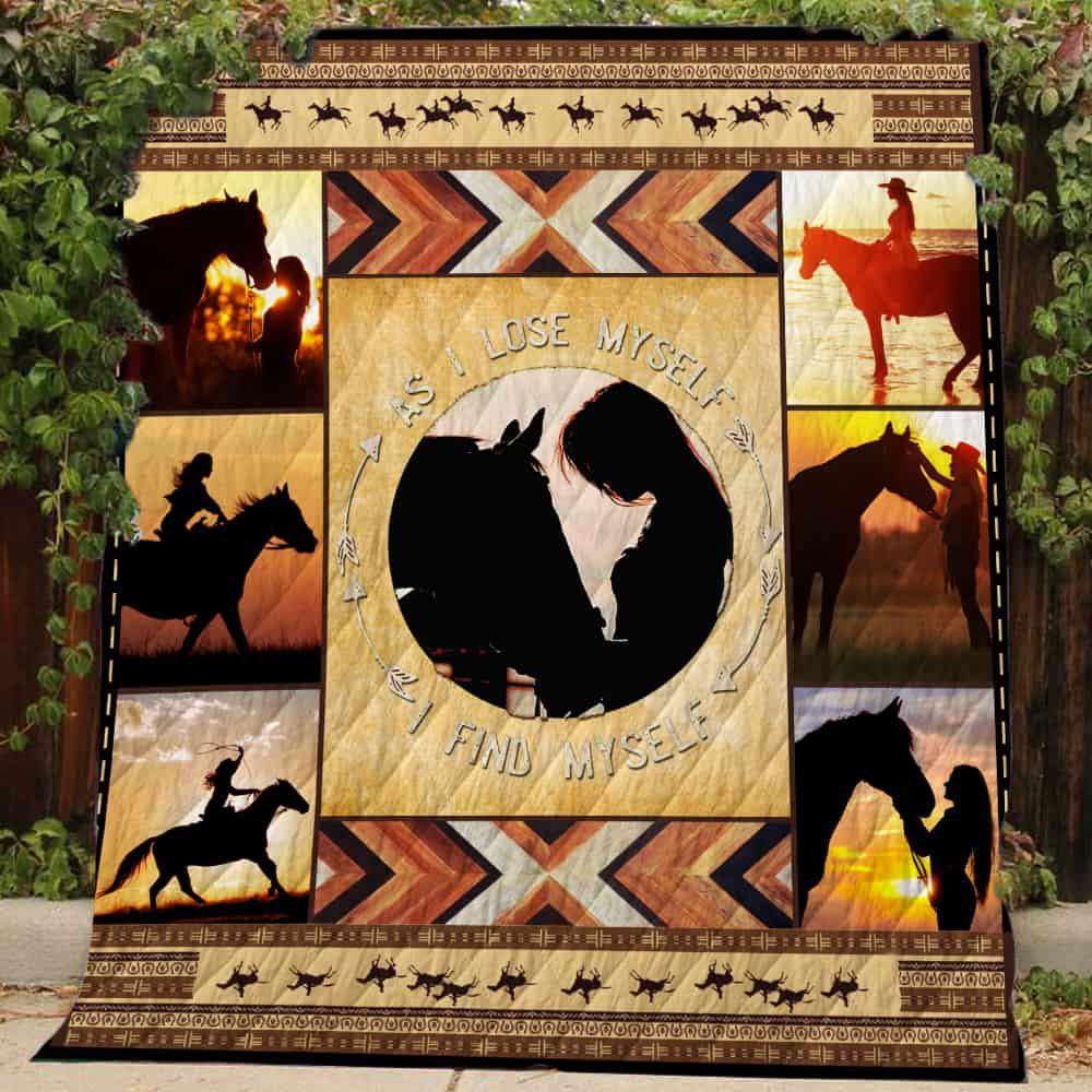 Horse Girl Ph85 Quilt Dhc11122959Dd