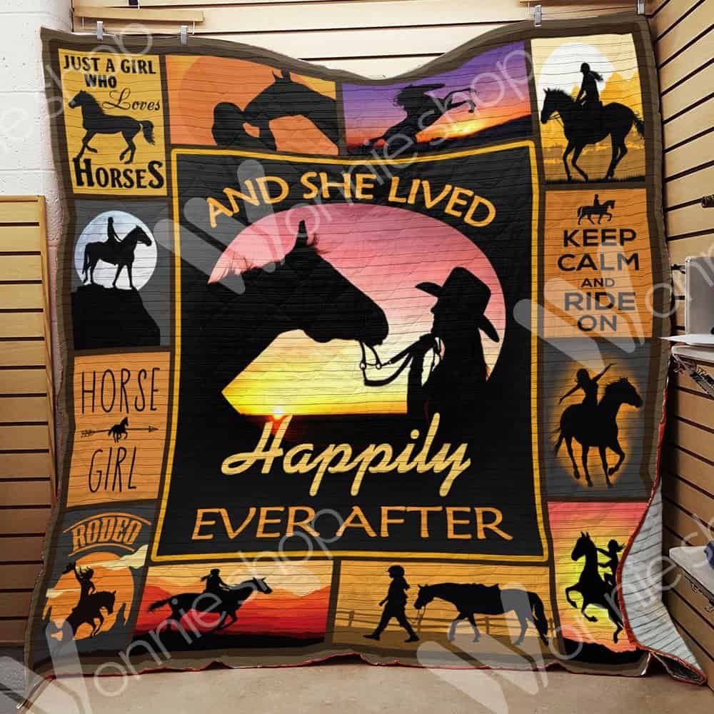 Horse Girl Quilt Blanket DHC0102745TD