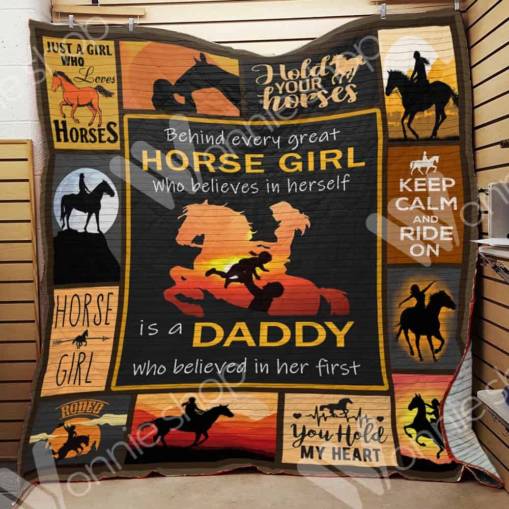 Horse Girl Quilt Blanket DHC06021165TD
