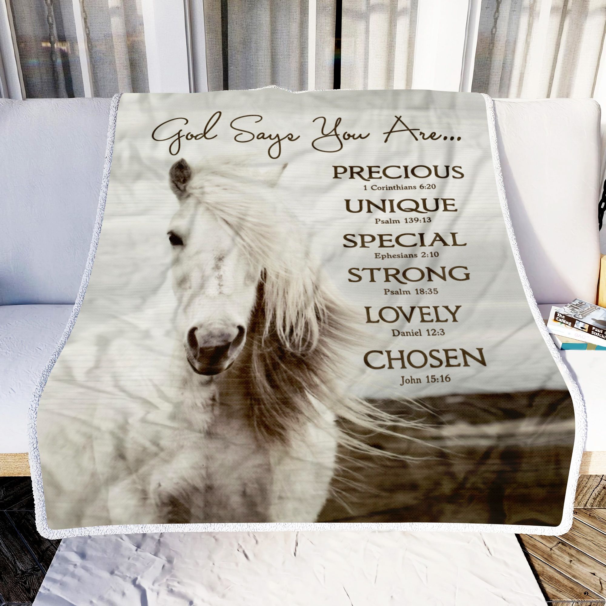 Horse Got Says You Are Fleece Blanket