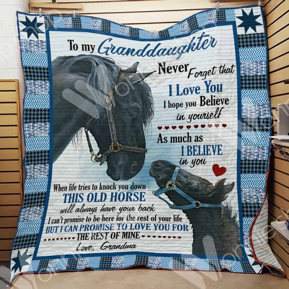 Horse Granddaughter Blanket LNT0512035 Quilt Blanket