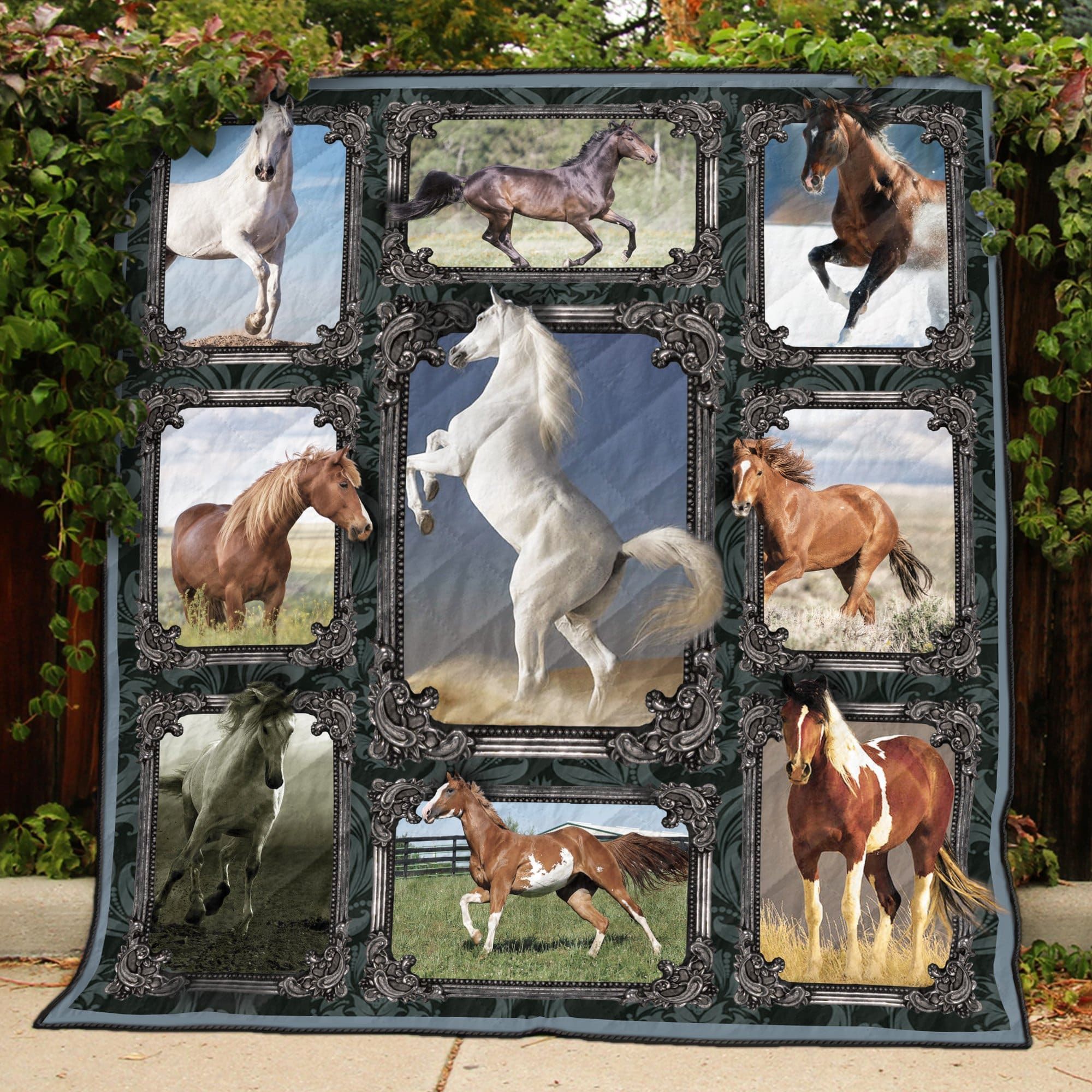 Horse Ho213 Quilt Blanket Dhc04011008Dd