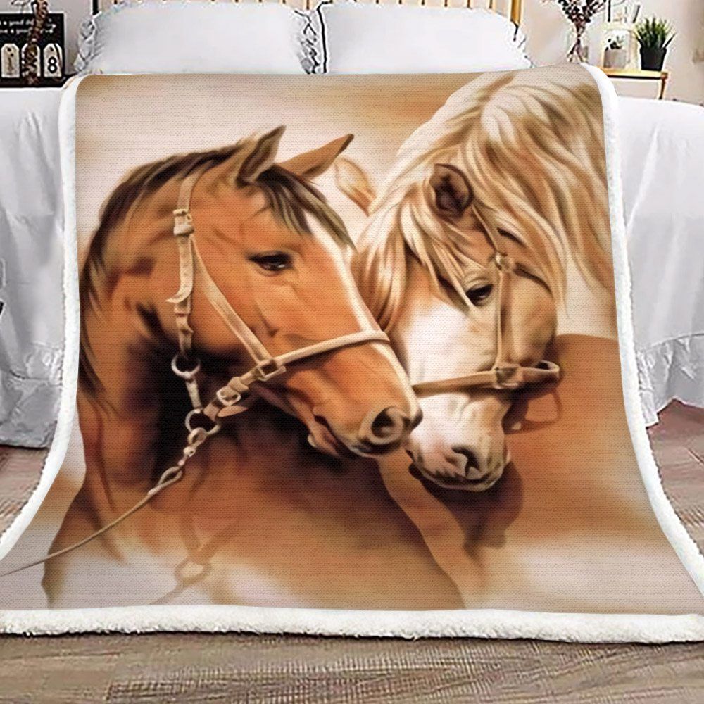Horse Sherpa Fleece