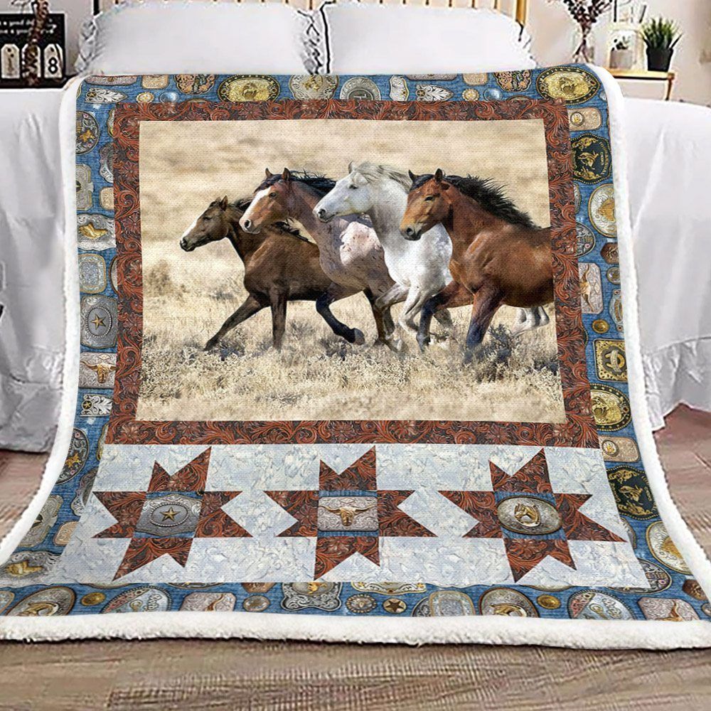 Horse Sherpa Fleece