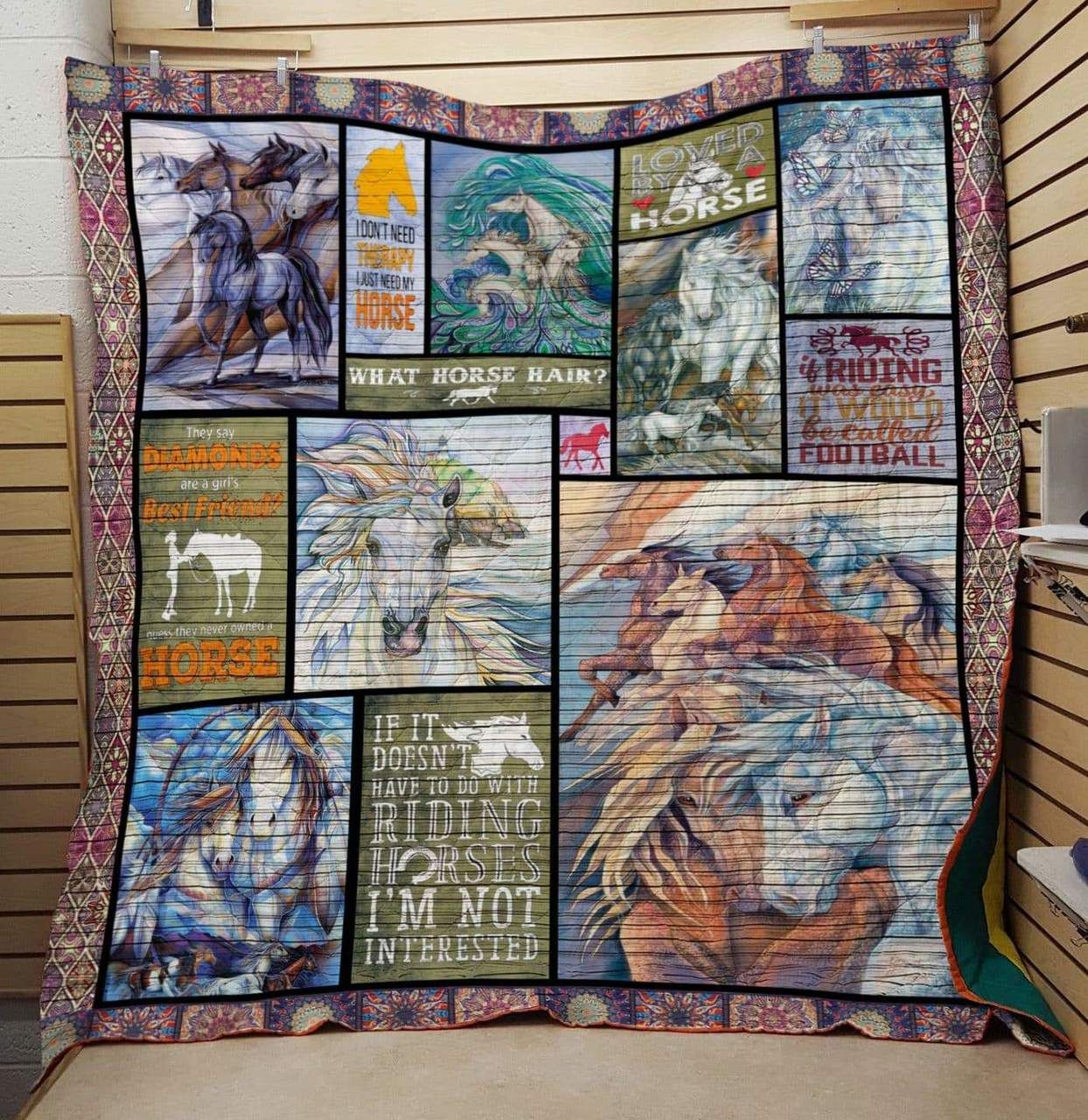 Horse I Am The Only One Quilt Blanket Dhc04012056Dd