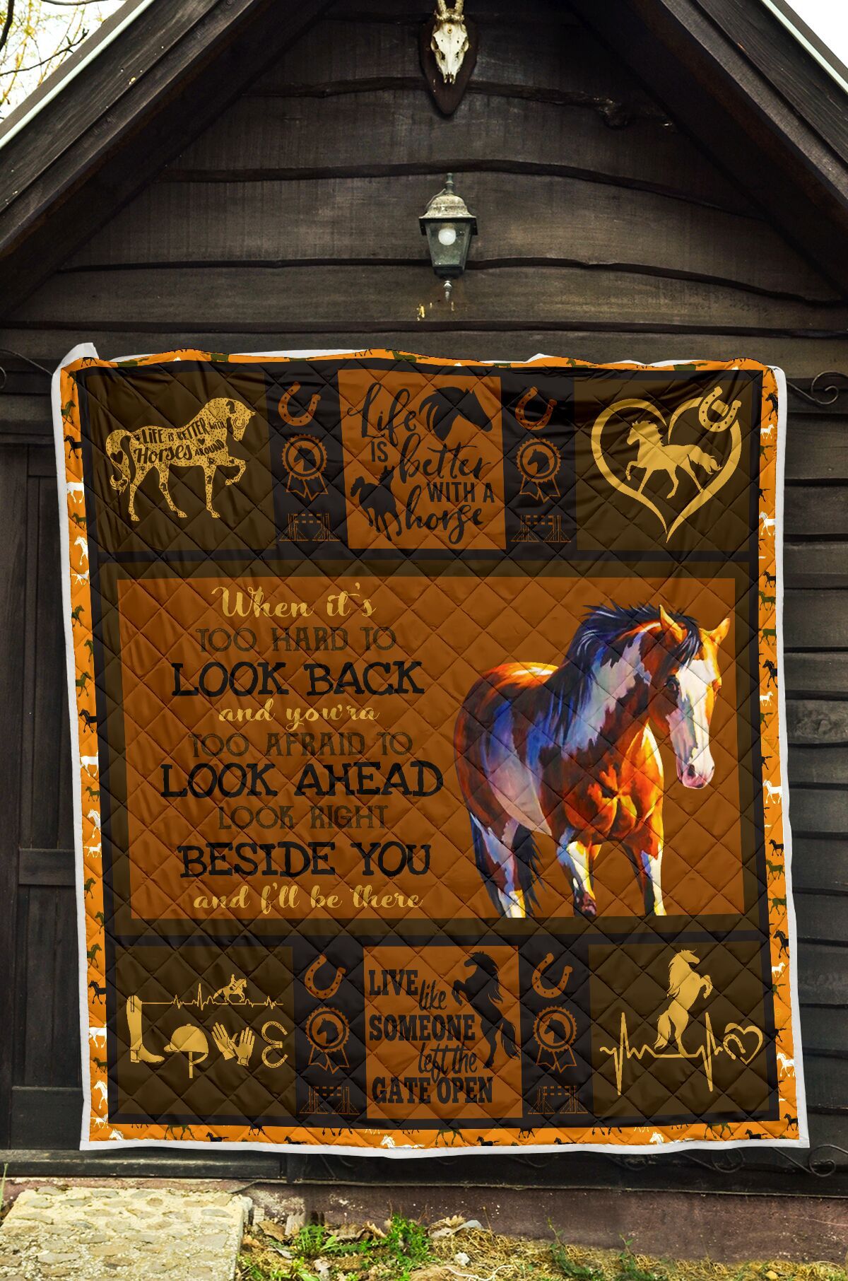 Horse Ill Be There Quilt Blanket DHC3112400TD