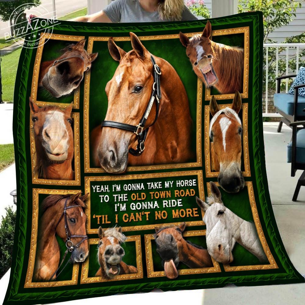 Horse Im Gonna Take My Horse Quilt Blanket DHC3112822TD