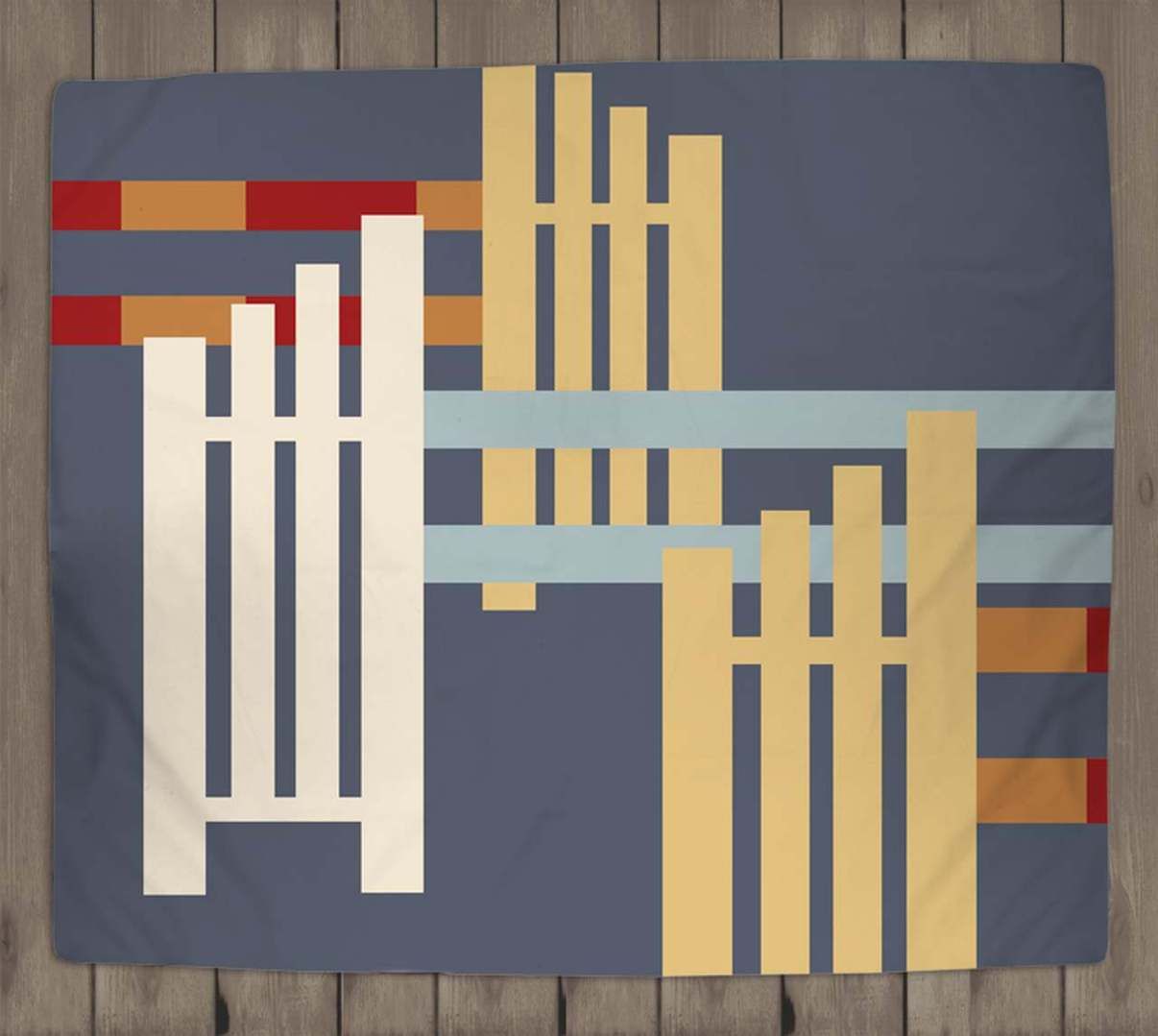 Horse Jumps Equestria Sherpa Fleece Blanket