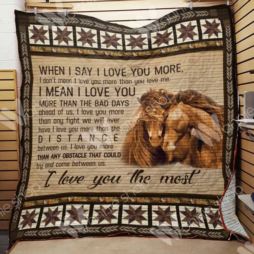 Horse Love Quilt Blanket DHC03021379TD
