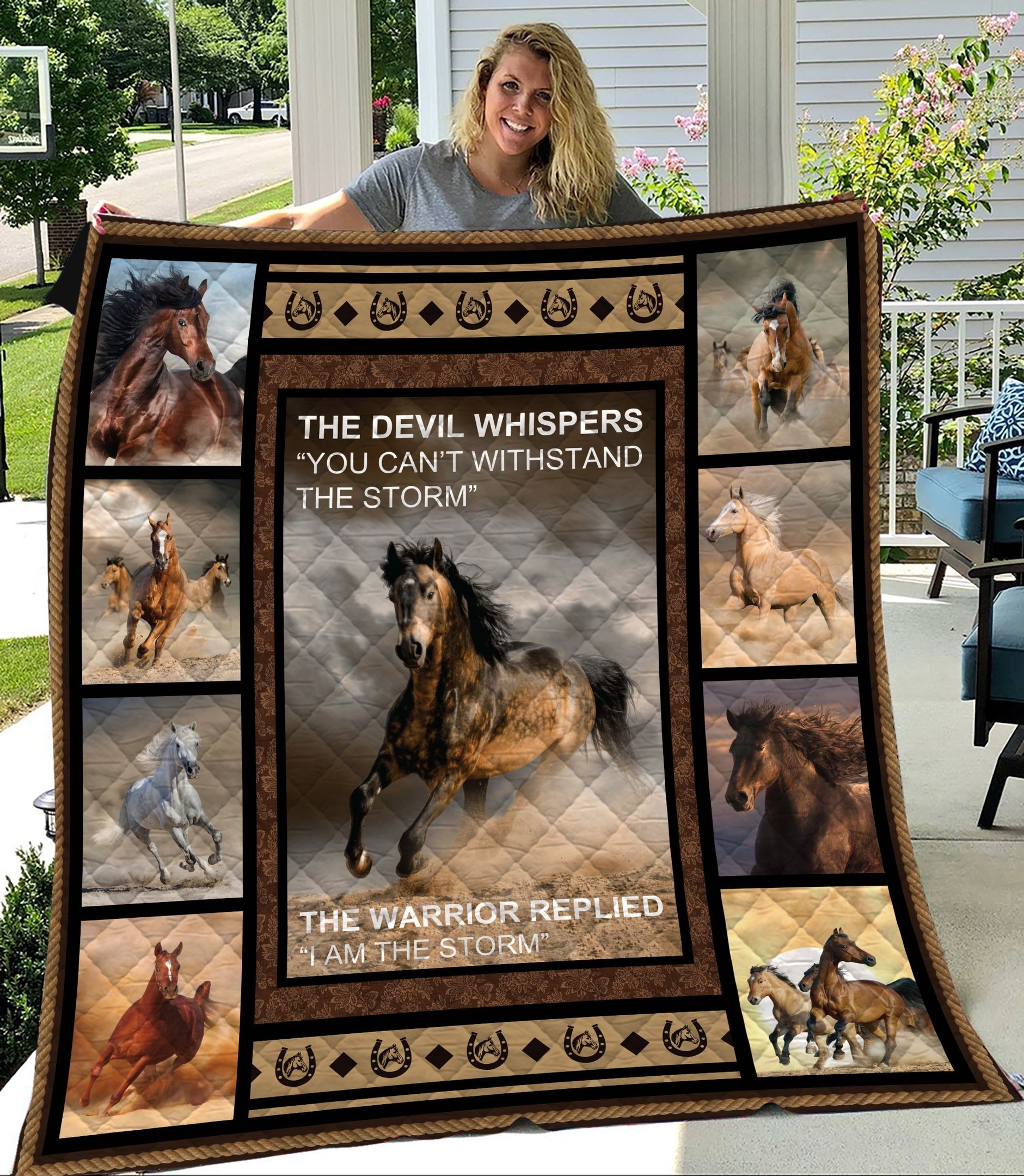 Horse Lover Quilt Blanket Dhc09121803Dd