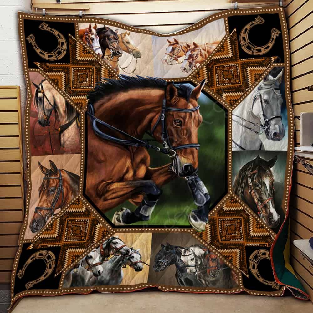 Horse Mic Drop Quilt Blanket DHC3112575TD