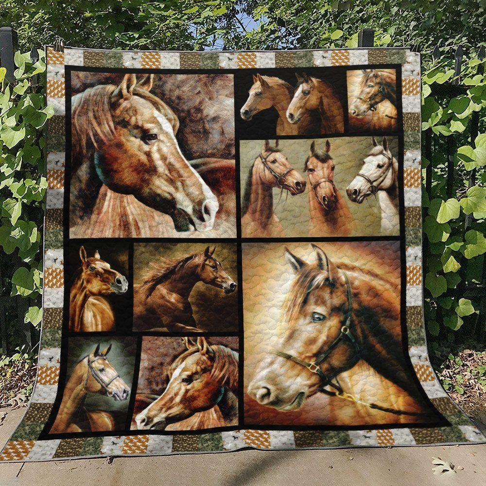 Horse ML190708B Quilt Blanket