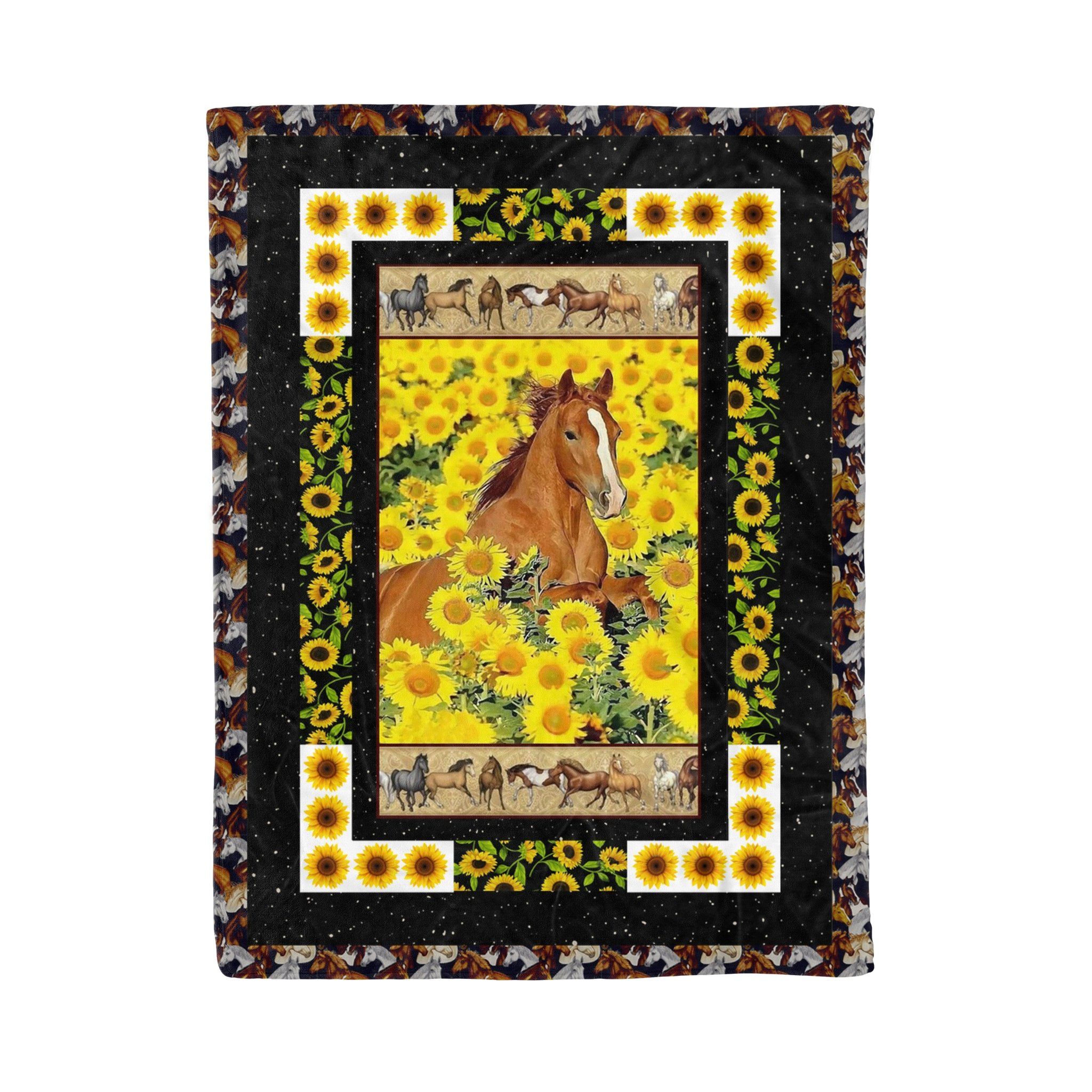 Horse Fleece Blanket