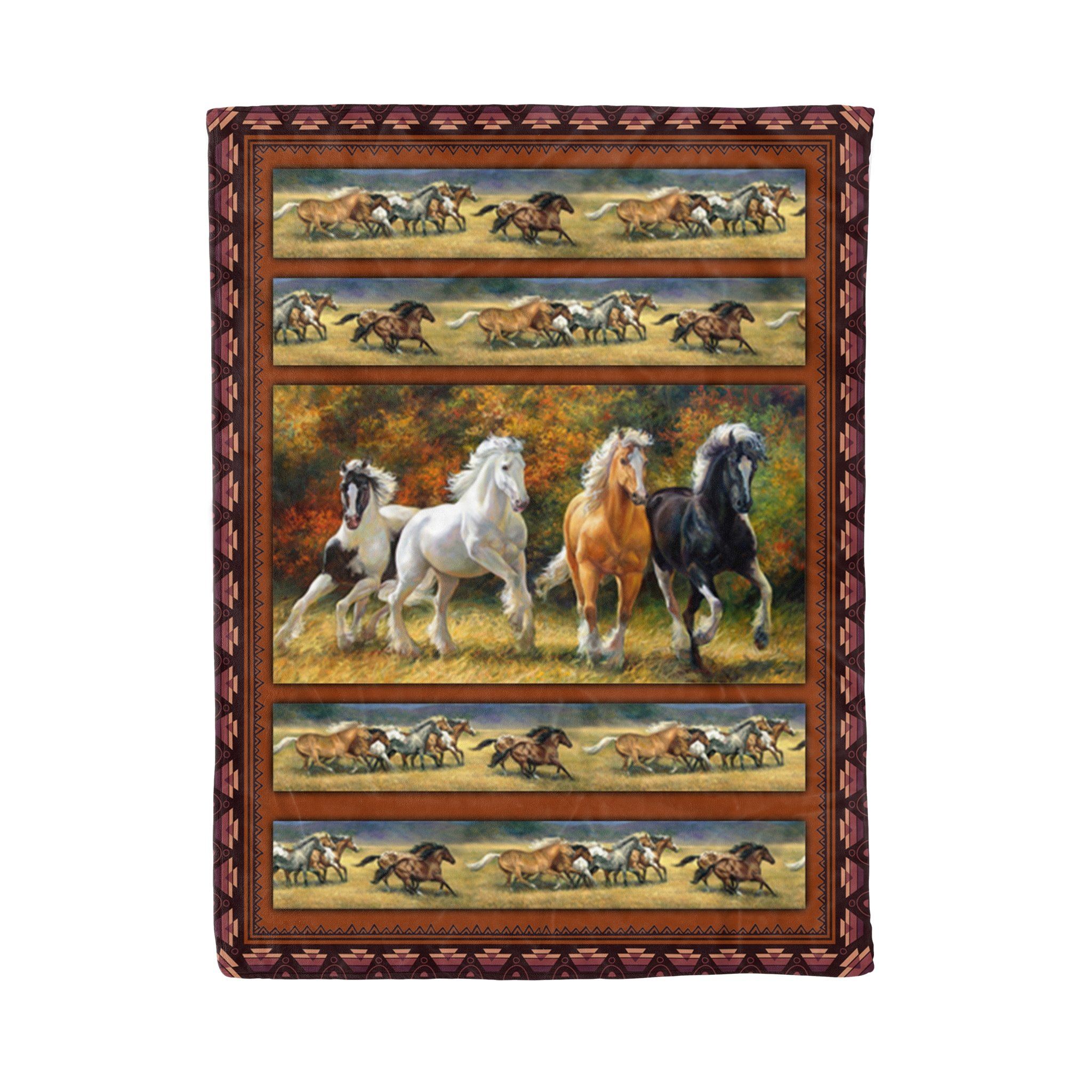 Horse Fleece Blanket