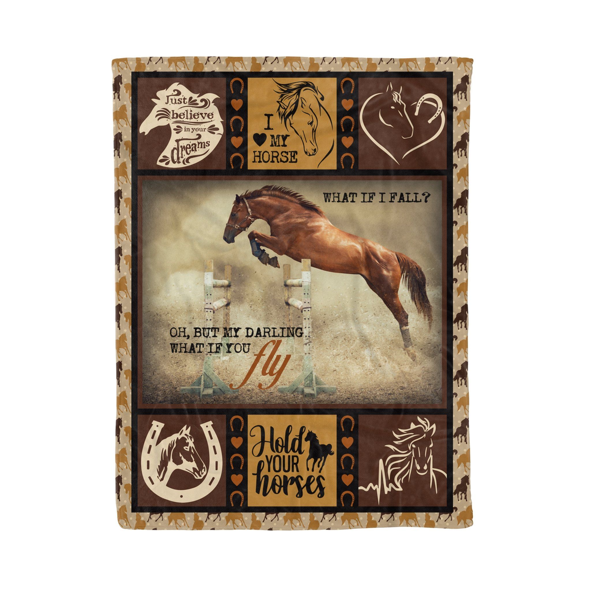 Horse Fleece Blanket